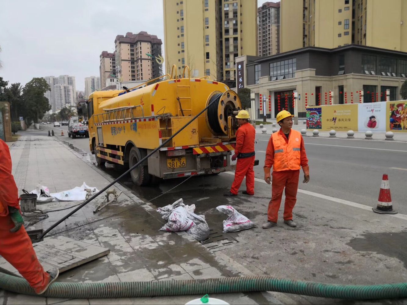 五原排污管道清淤-管道清洗